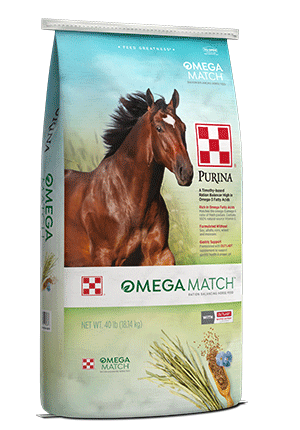Purina® Omega Match® Horse Feed (40 lbs)